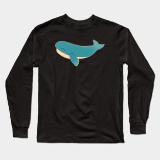 Whale Vintage Underwater Animal Sea Life Long Sleeve T-Shirt